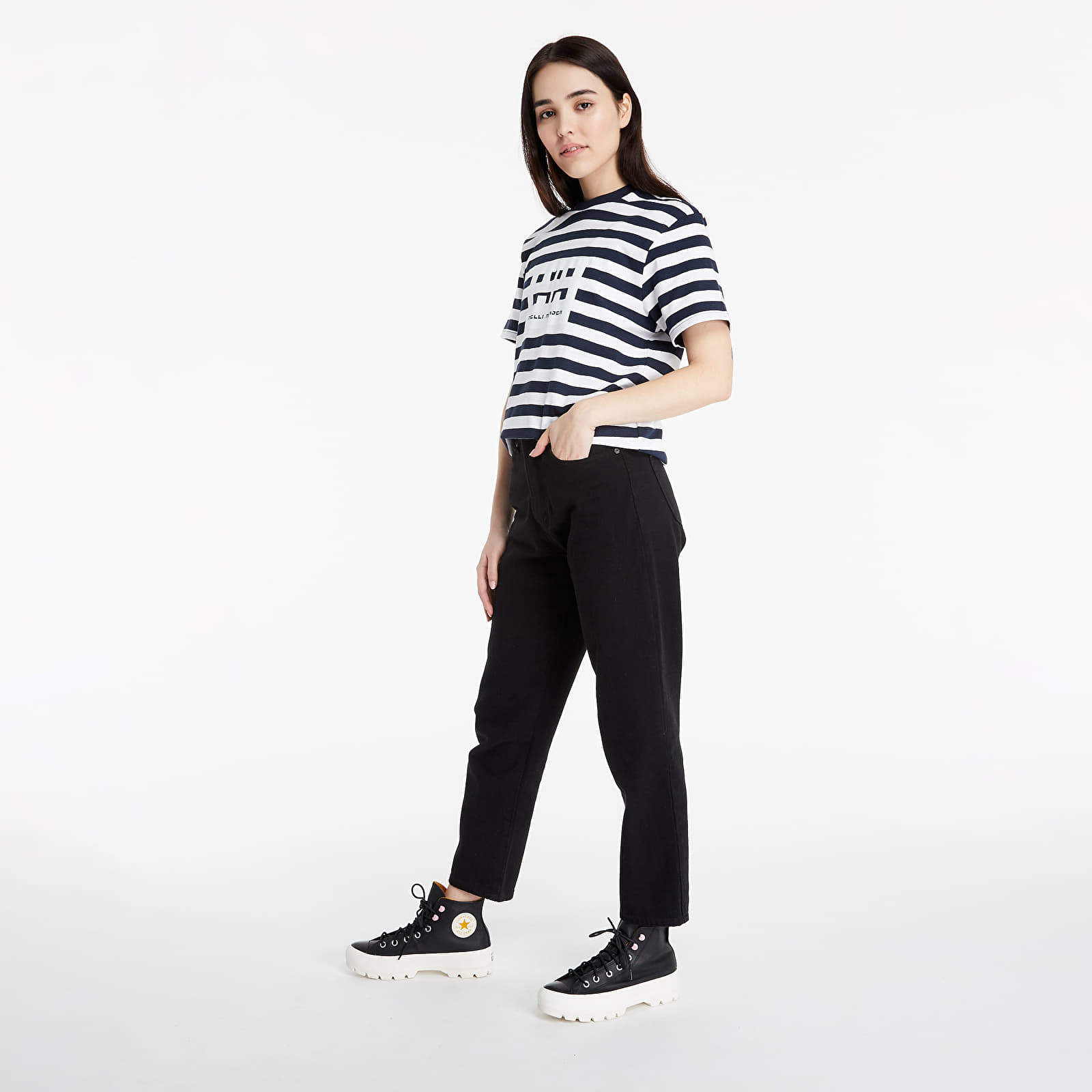 T-shirts Helly Hansen HH Box TEE Navy Stripes