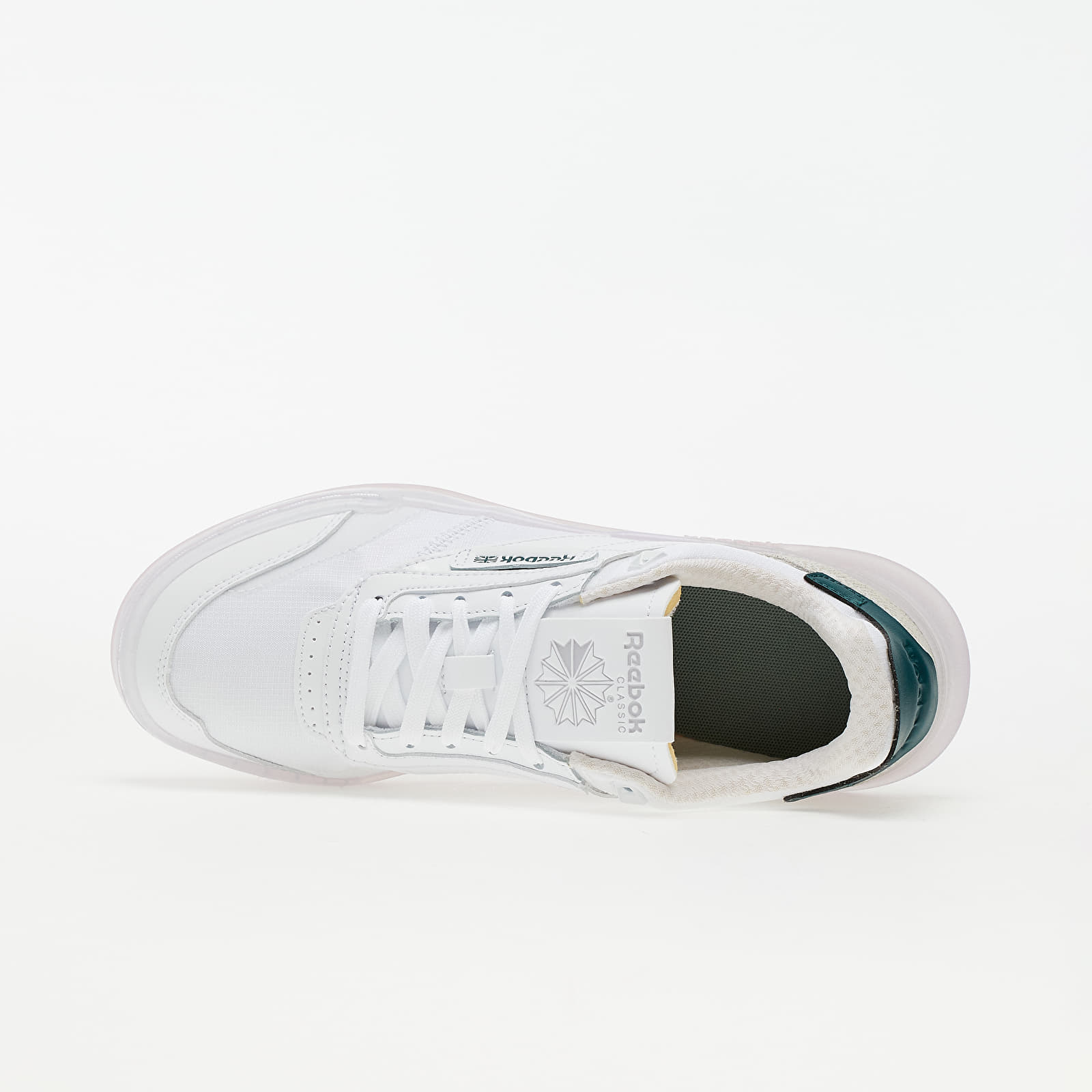 Zapatillas mujer Reebok Club C Legacy White/ Twisted Coral/ Forest Green
