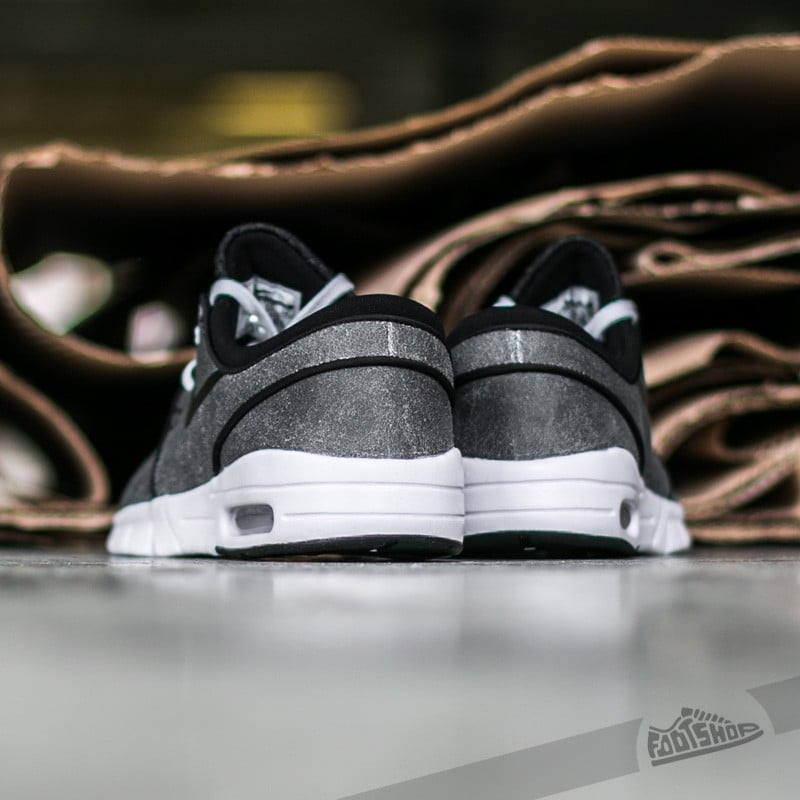 Scarpe uomo Nike Stefan Janoski Max L Premium Black/ Black White - Wolf Grey 