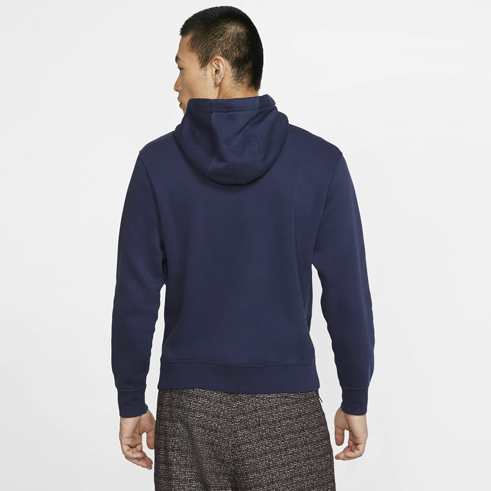 Hættetrøjer og sweatshirts Nike Sportswear Club Pullover BB Gx Hoodie Midnight Navy/ Midnight Navy/ White