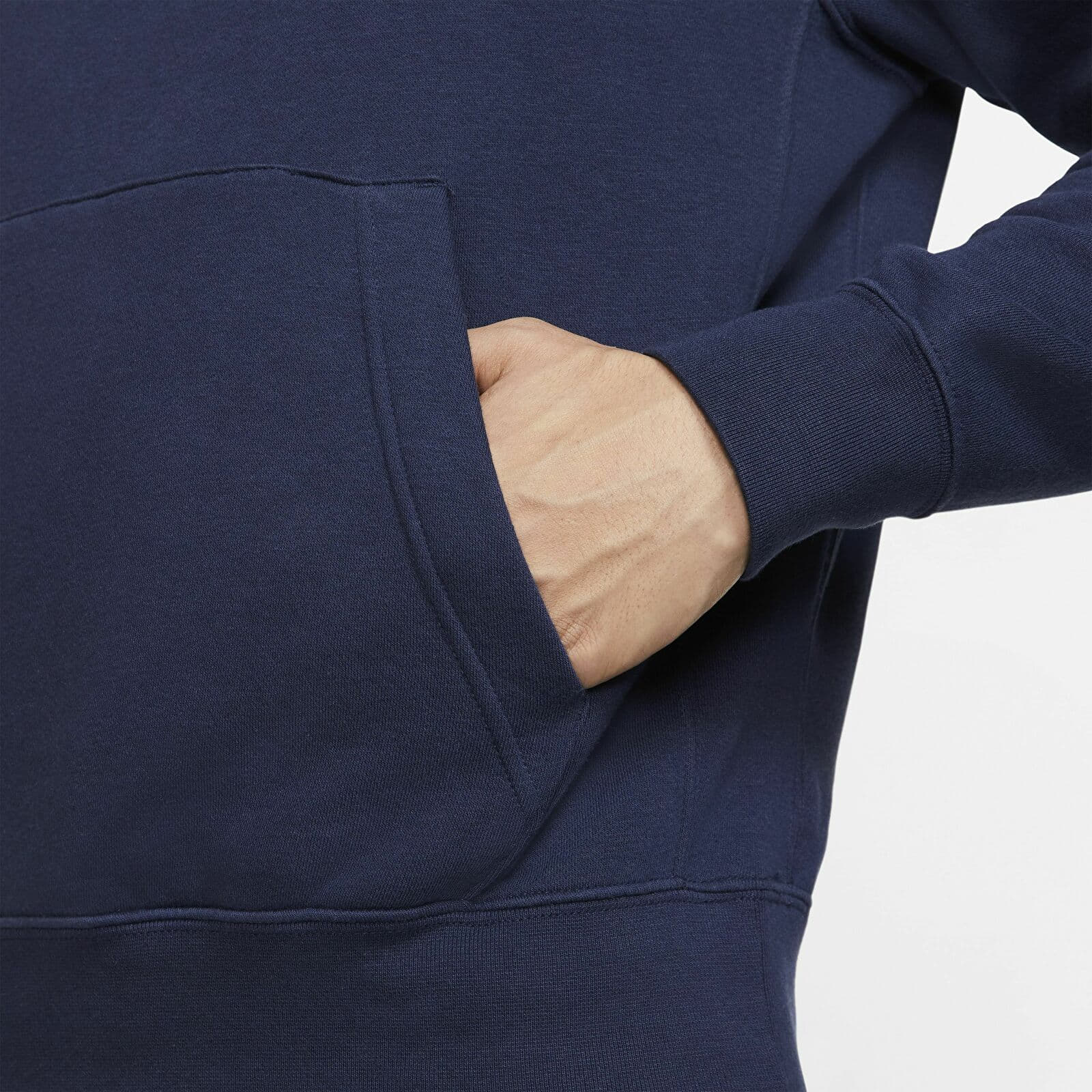 Hættetrøjer og sweatshirts Nike Sportswear Club Pullover BB Gx Hoodie Midnight Navy/ Midnight Navy/ White