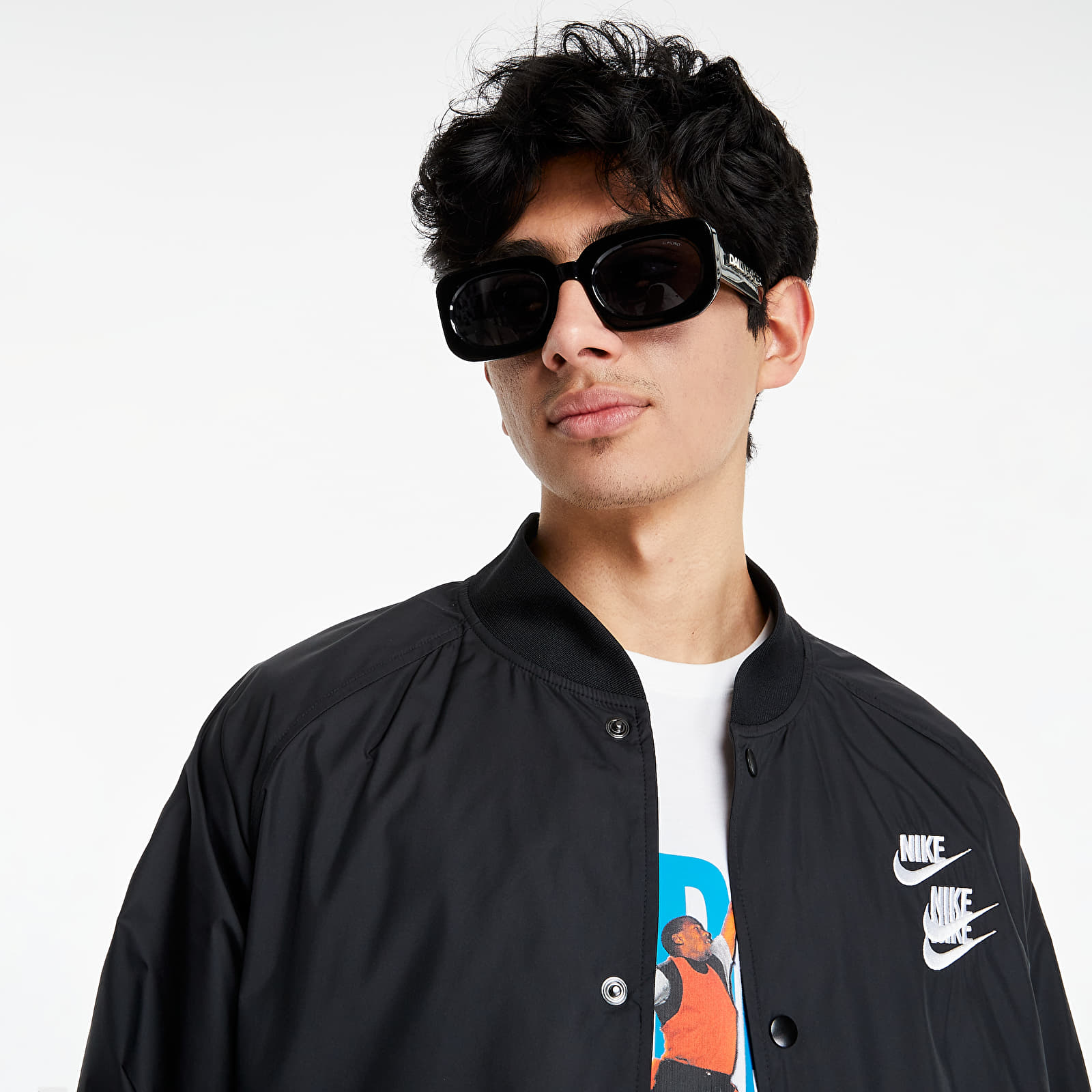 Jakne  Nike Sportswear Woven Jacket Worldtour Black/ White