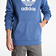 Adidas trefoil top sweatshirt blue