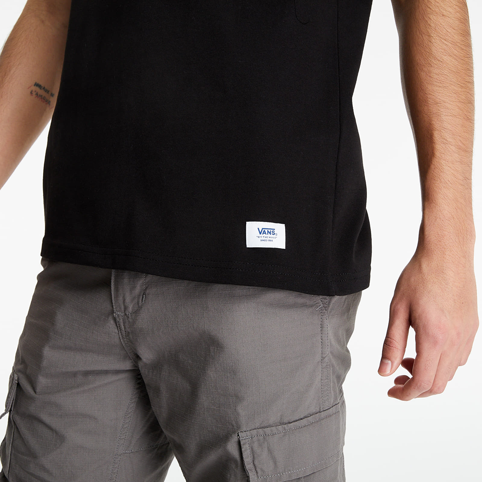T-shirts Vans Anaheim Lips Pocket Tee Black