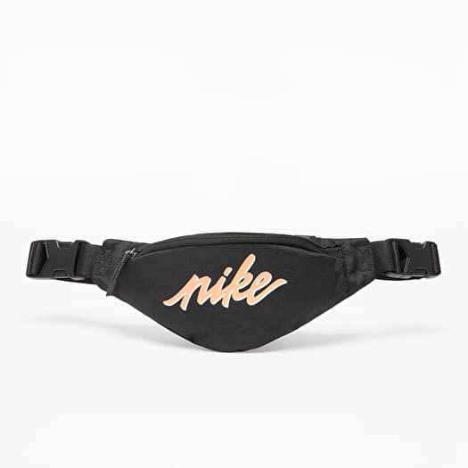 Hip bags Nike Heritage Hip Pack Small Fem Black Black Bright Mango Footshop