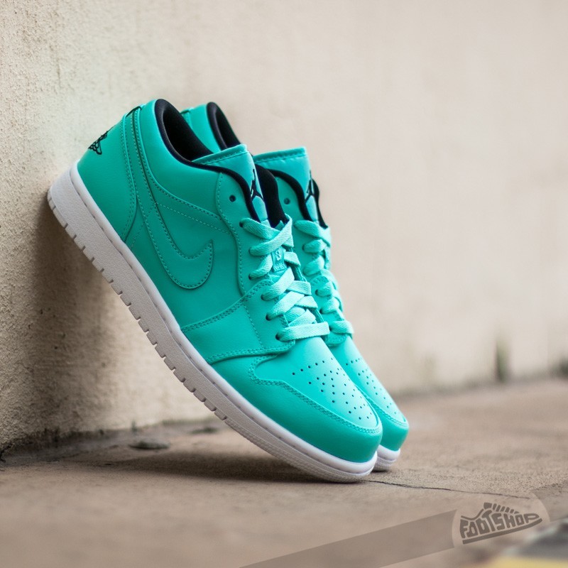 Air Jordan 1 Low Hyper Turquoise/ Black White | Footshop