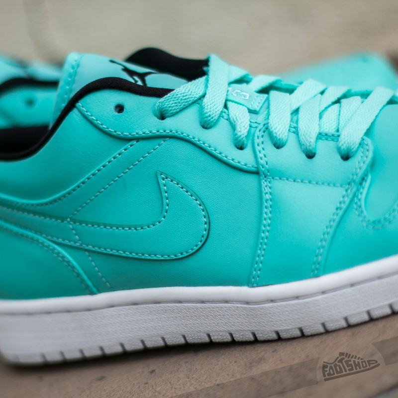 Air Jordan 1 Low Hyper Turquoise/ Black White | Footshop