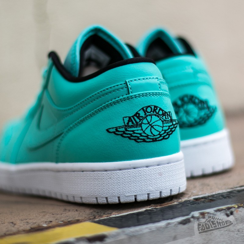 Air Jordan 1 Low Hyper Turquoise/ Black White | Footshop