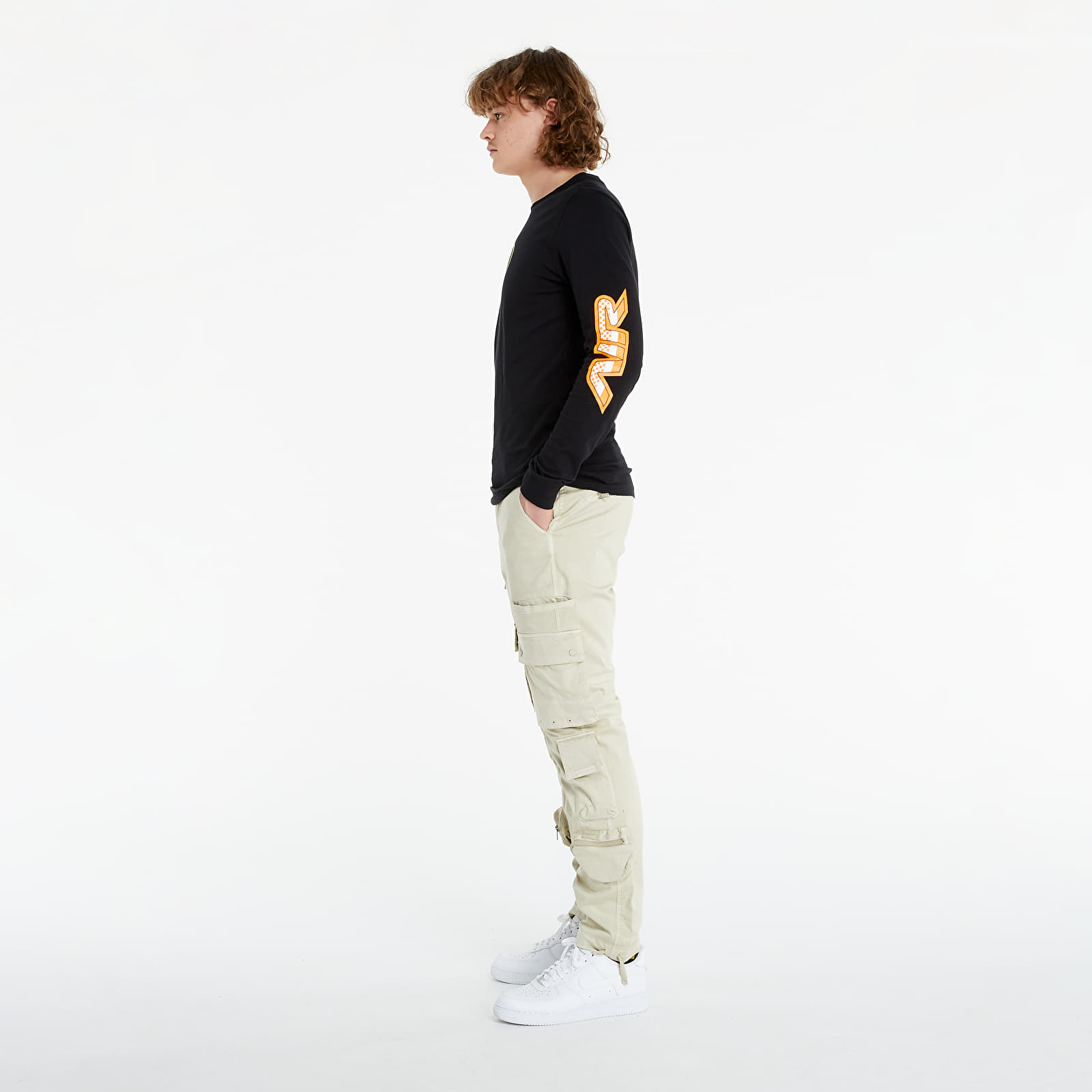 Marškinėliai Jordan Sport DNA Hybrid Longsleeve Crew Black
