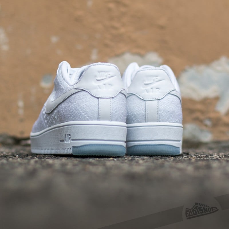 Women's shoes Nike W Air Force 1 Flyknit Low White/ White