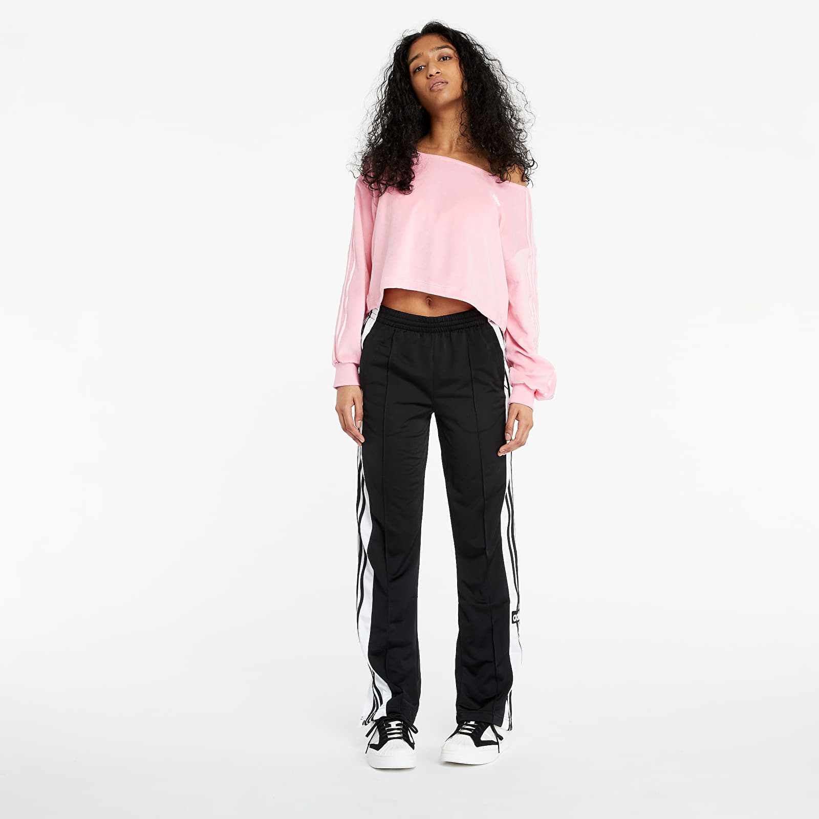 Hoodies and sweatshirts adidas Sweater Light Pink Footshop