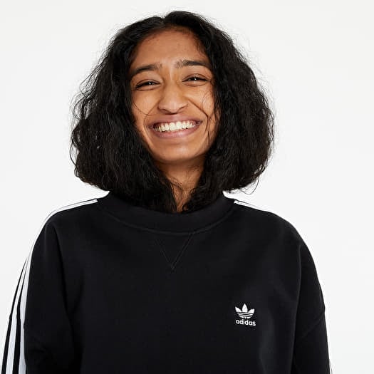 Adidas oversized sweatshirt black sales
