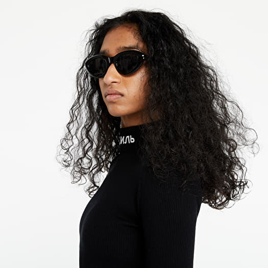 HERON PRESTON Knit Rib Longsleeve Body Black | Footshop