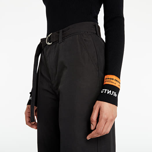 HERON PRESTON Knit Rib Longsleeve Body Black | Footshop