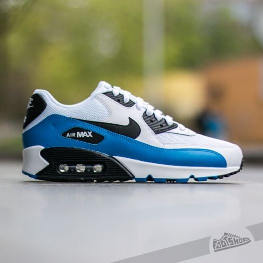 Nike Air Max 90 Essential White Black Photo Blue Black