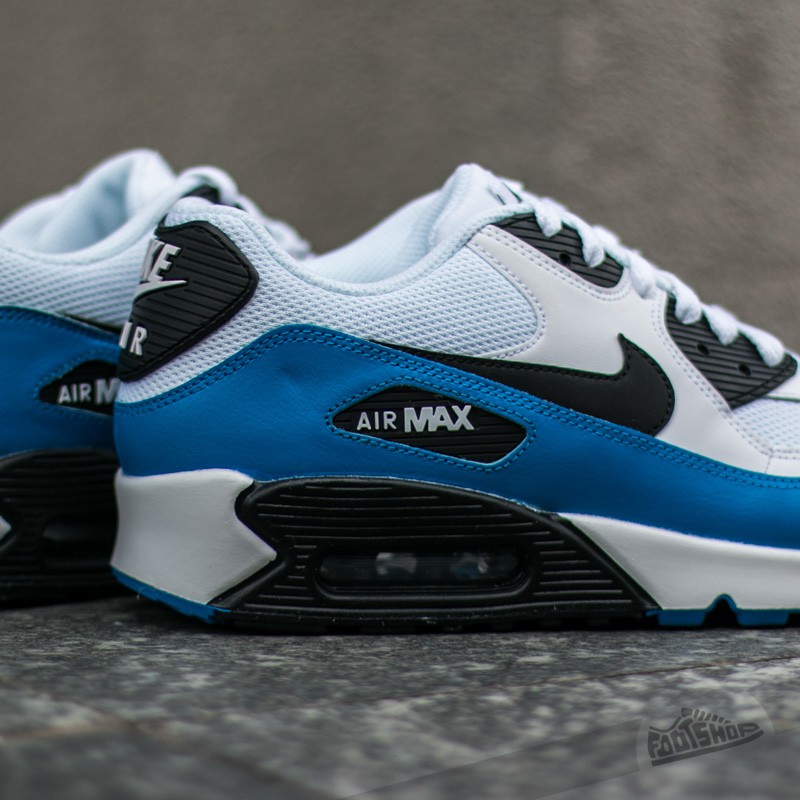 Men's shoes Nike Air Max 90 Essential White/ Black-Photo Blue-Black