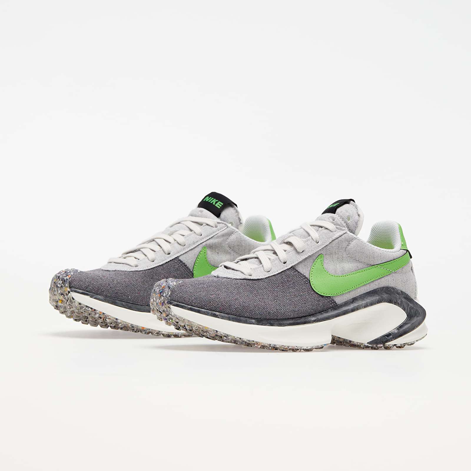 Herenschoenen Nike D/MS/X Waffle Smoke Grey/ Mean Green-Photon Dust-Sail
