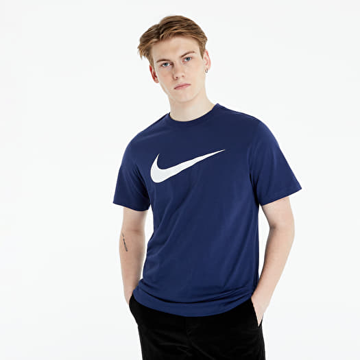 Camisetas Nike Sportswear Tee Icon Swoosh Midnight Navy White Footshop