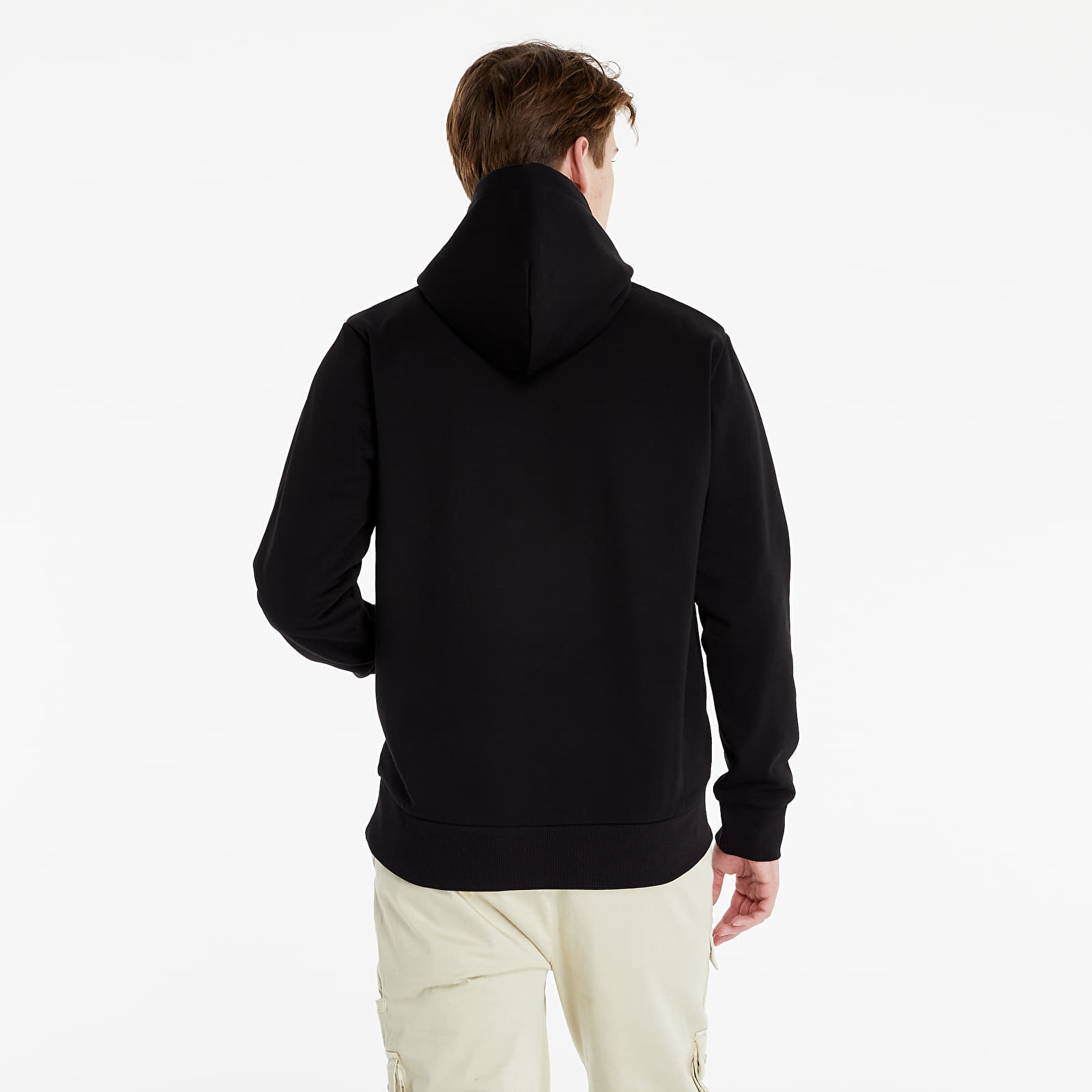 Mikiny Carhartt WIP Hooded Script Embroidery Sweat Black