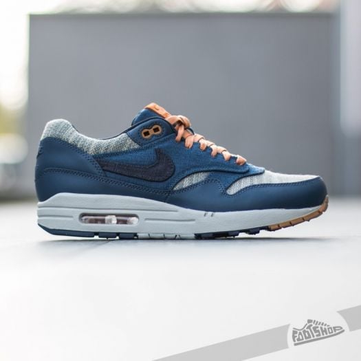 Nike Air Max 1 Premium Midnight Navy Dark Obsidian Cider