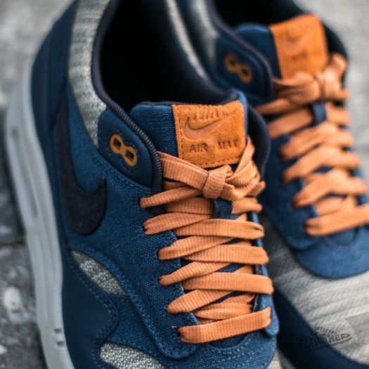 Air max 1 premium navy outlet