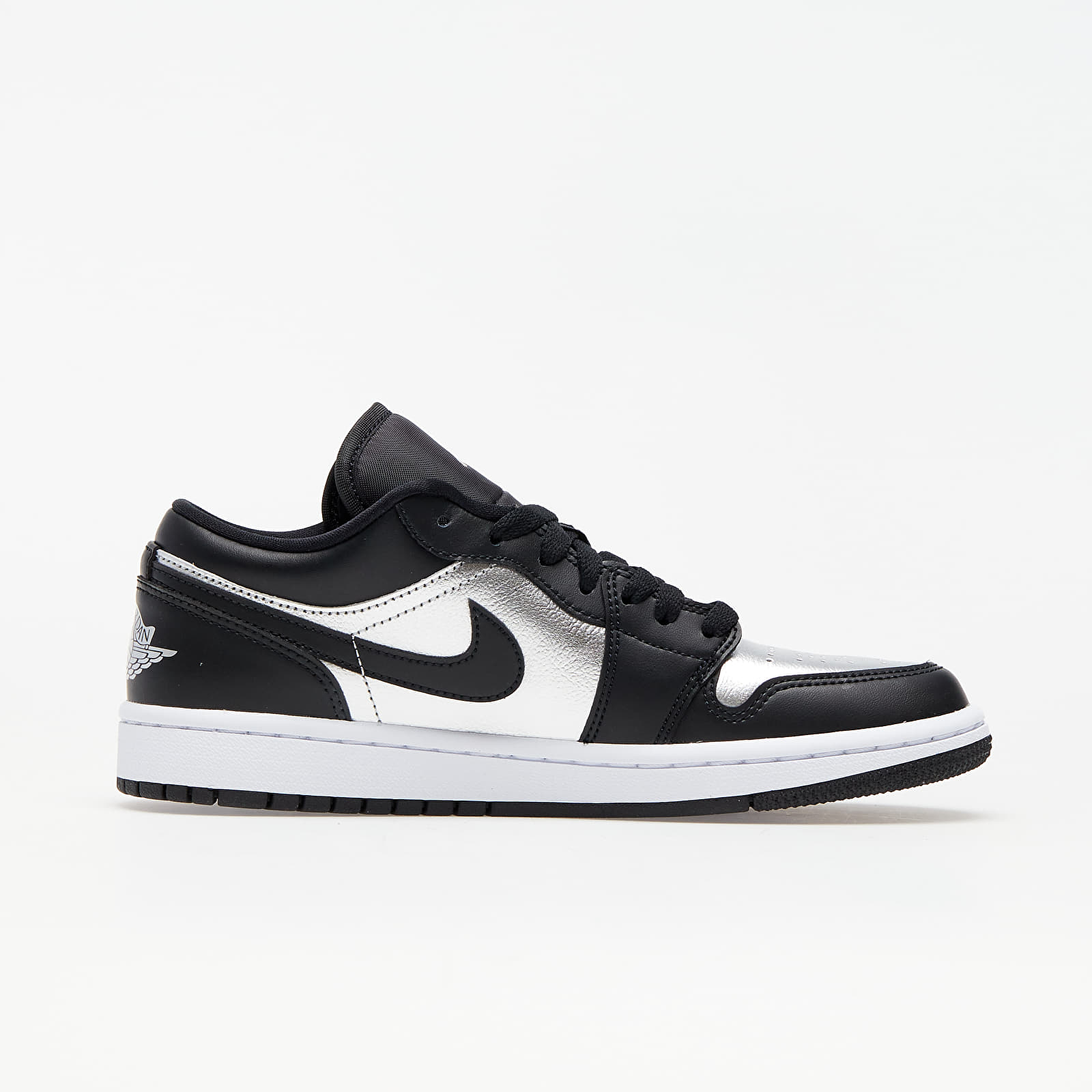Damen Sneaker und Schuhe Air Jordan Wmns 1 Low SE Black/ Metallic Silver-White