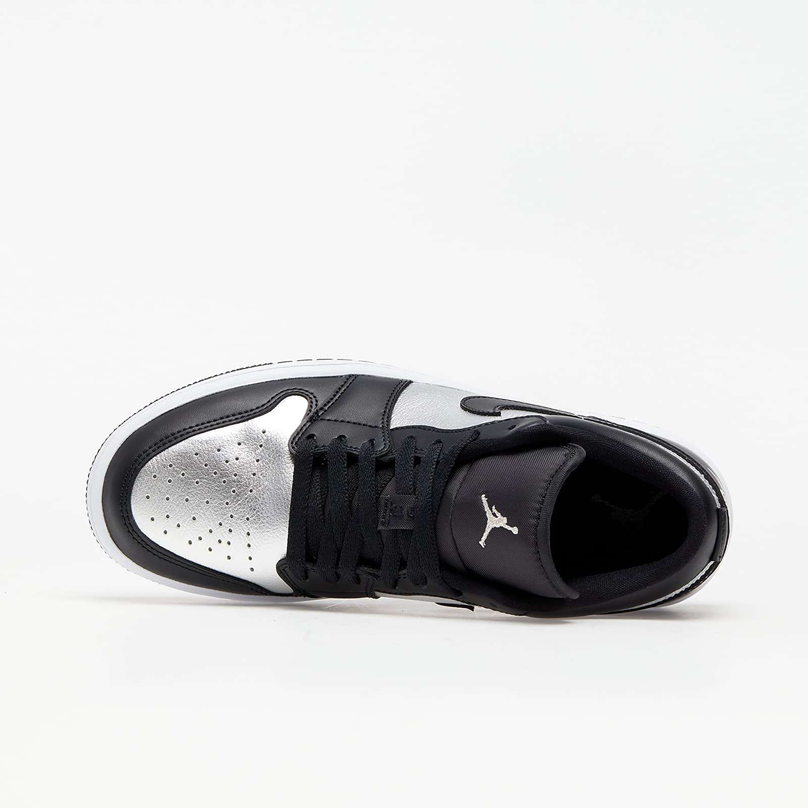 Damen Sneaker und Schuhe Air Jordan Wmns 1 Low SE Black/ Metallic Silver-White
