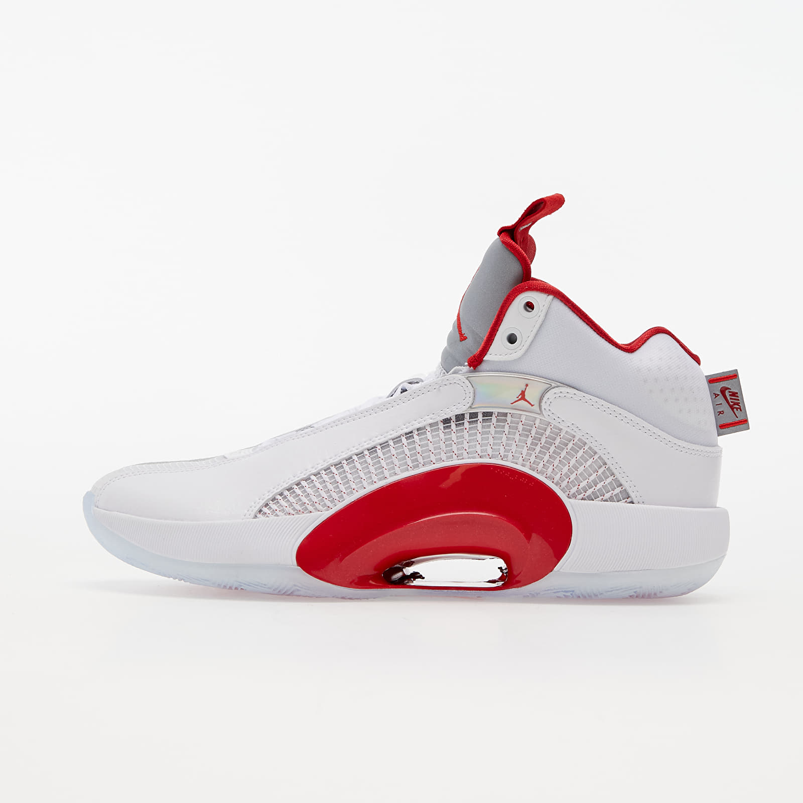 Pánske tenisky a topánky Air Jordan XXXV White/ Fire Red-Metallic Silver