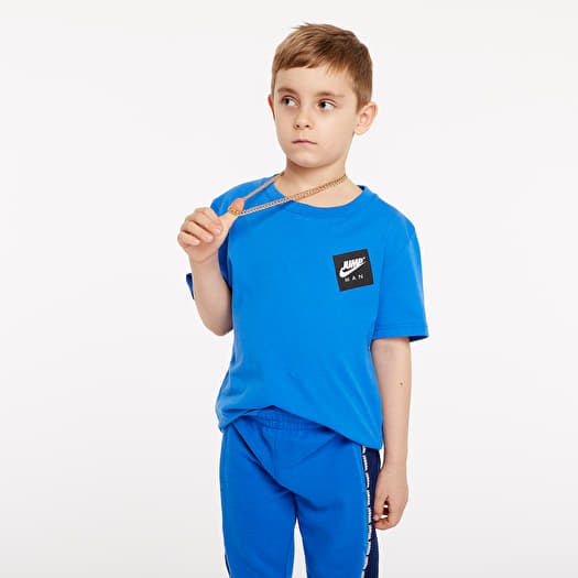 Black and blue jordan shirt deals
