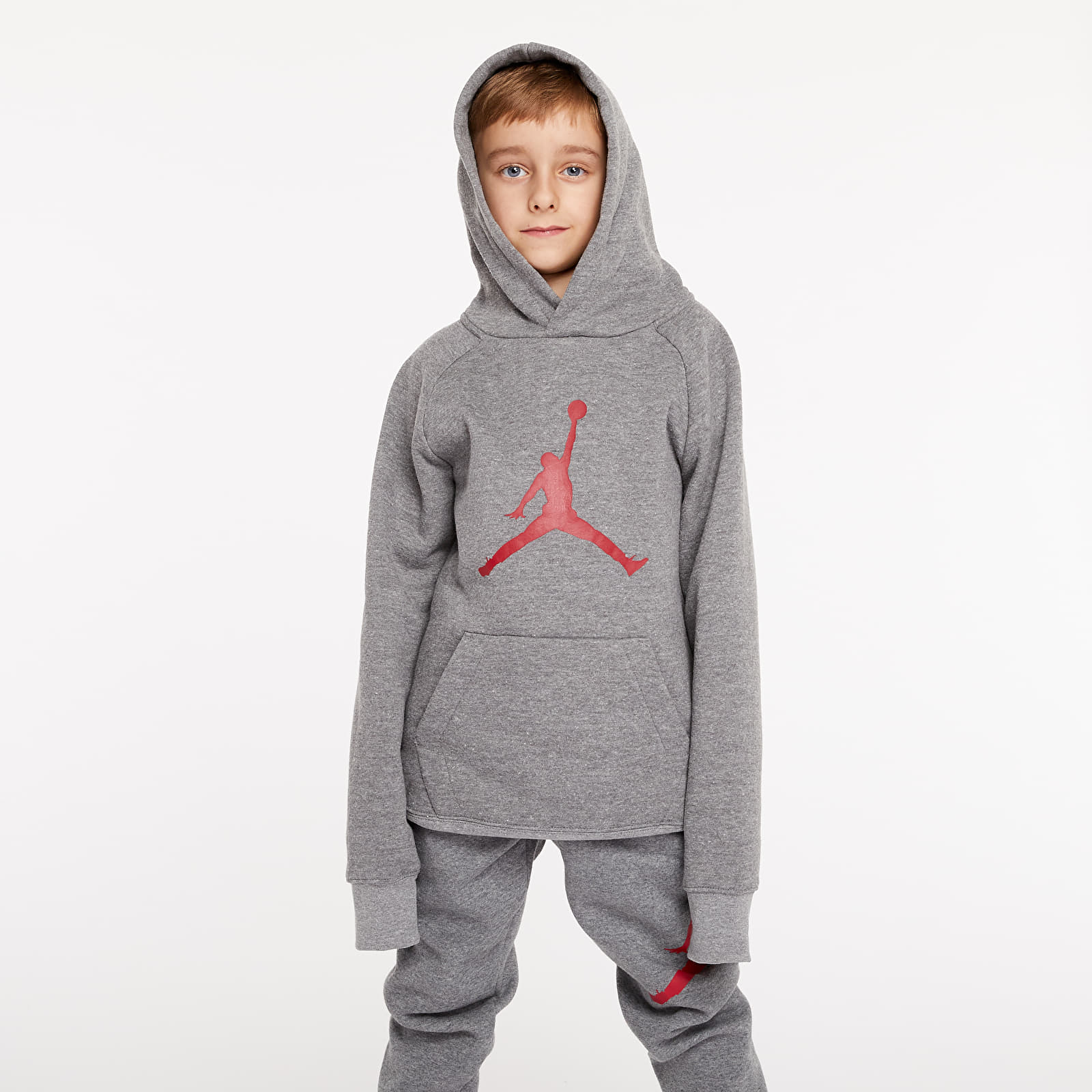 Kids' hoodies & sweaters Jordan Logo Hoodie (8-15Y) Carbon Heather