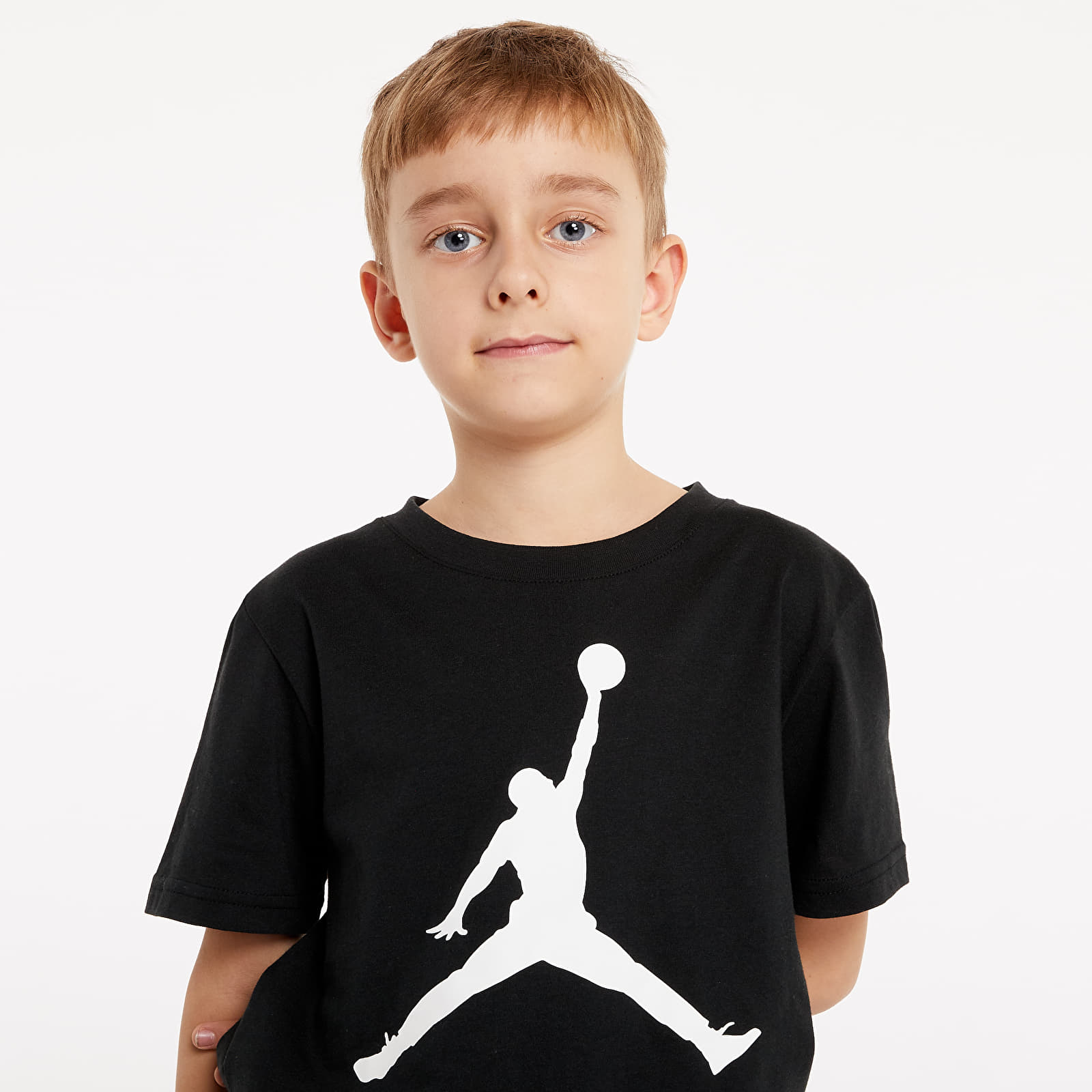 Detské tričká a tielka Jordan Jumpman Junior Tee Black