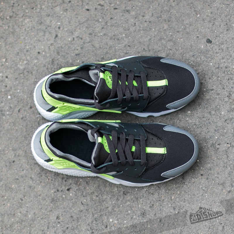 Dámské tenisky a boty Nike Huarache Run (GS) Anthracite/ Ghost Green-Clear Grey-White