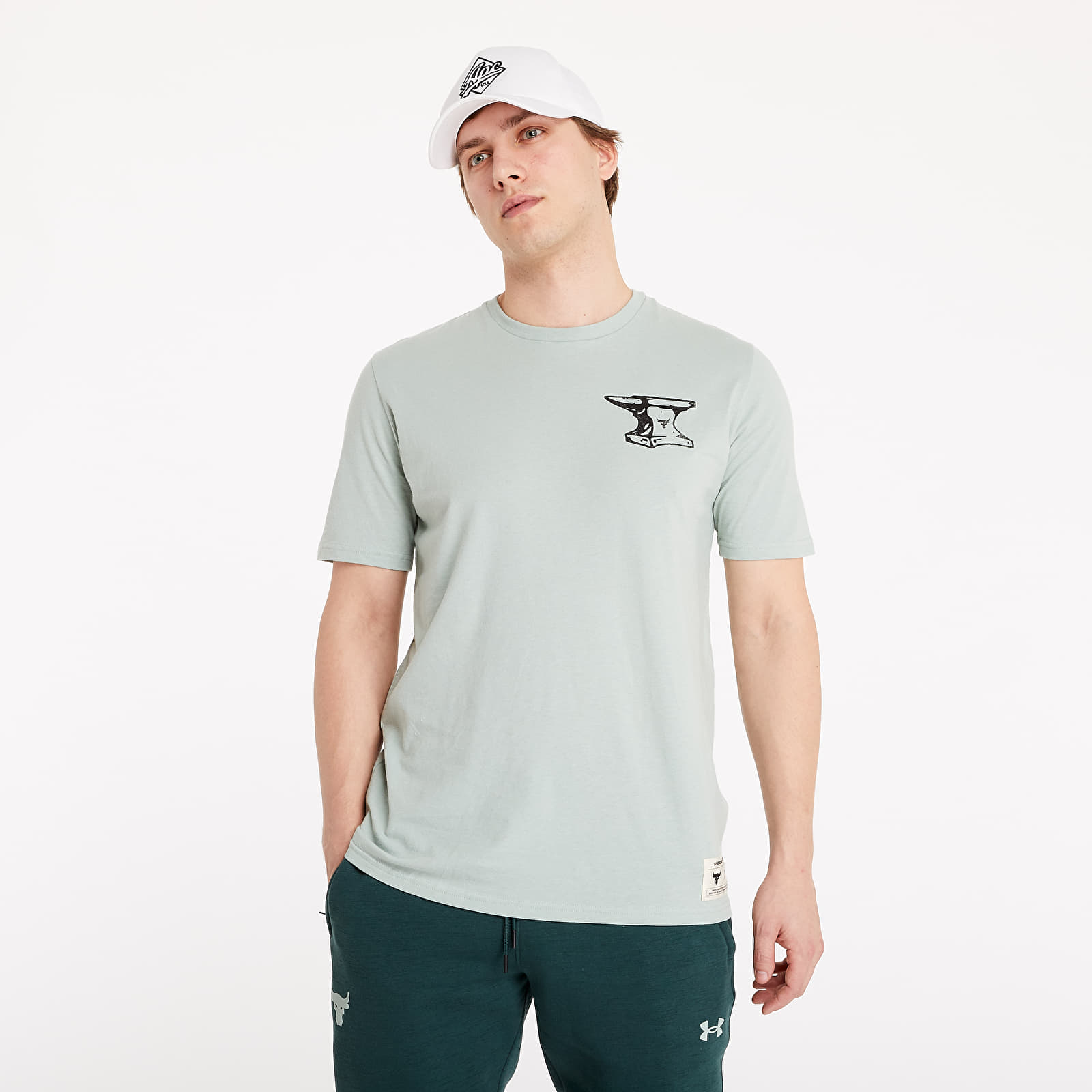 Pólók Under Armour Project Rock Wrecking Crew SS Tee Green