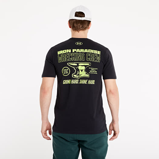 T-shirts Under Armour Project Rock Wrecking Crew SS Black