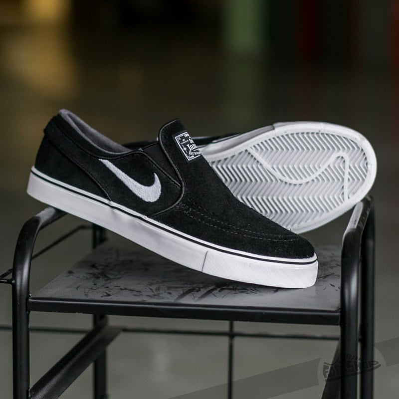 Moški čevlji Nike Zoom Stefan Janoski Slip On Black/ White