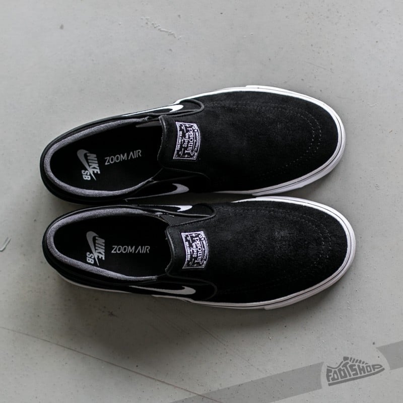 Moški čevlji Nike Zoom Stefan Janoski Slip On Black/ White