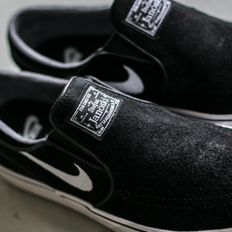 Moški čevlji Nike Zoom Stefan Janoski Slip On Black/ White