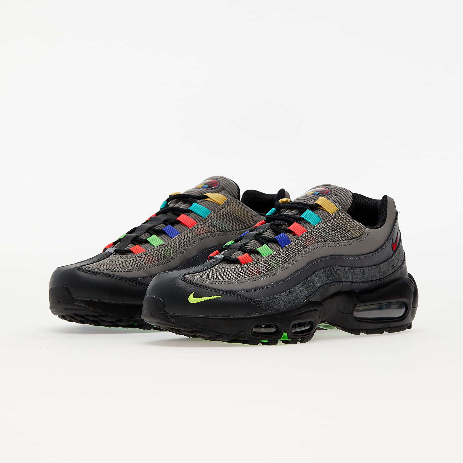 Încălțăminte și sneakerși pentru bărbați Nike Air Max 95 SE Light Charcoal/ University Red-Black