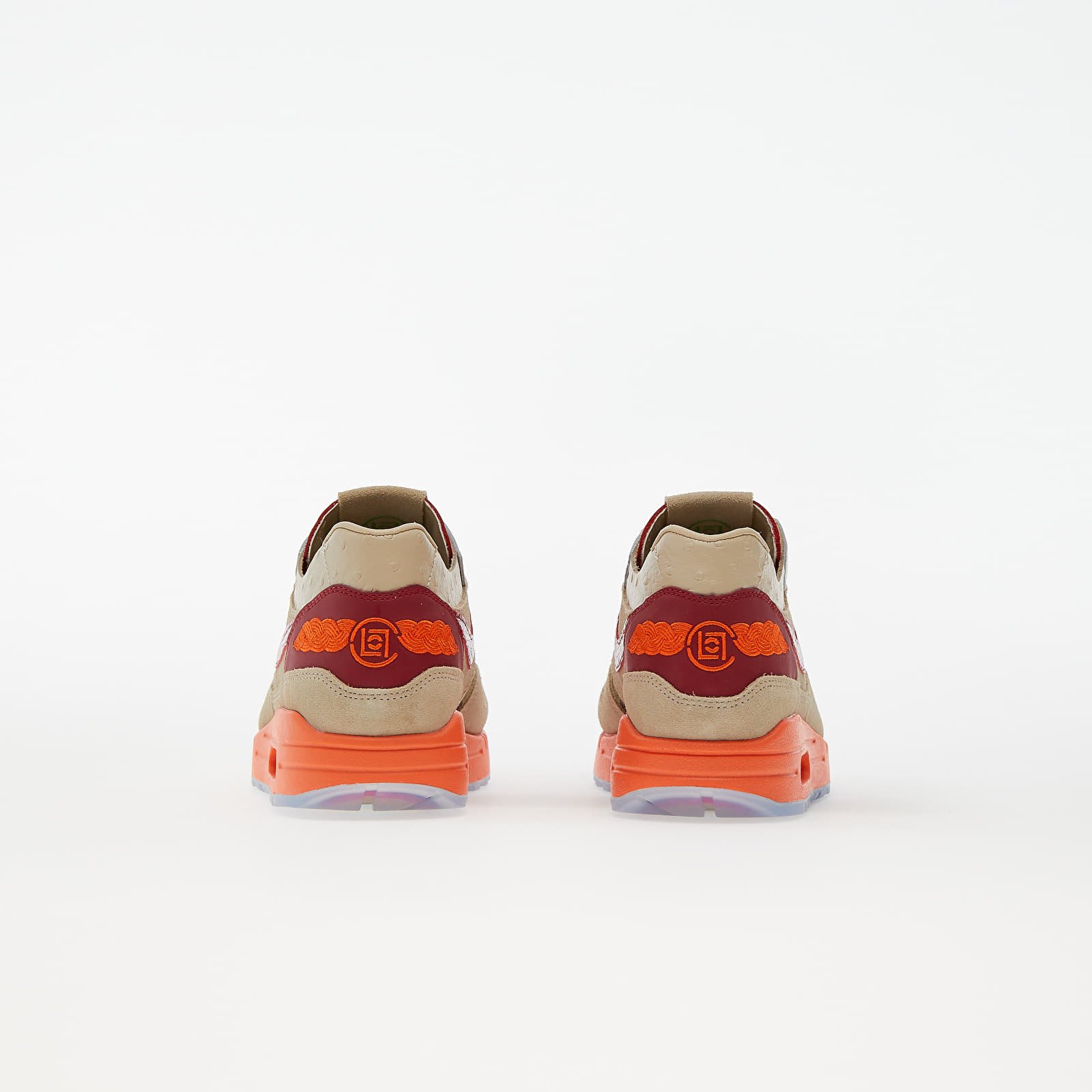 Scarpe uomo Nike x CLOT Air Max 1 Net/ Deep Red-Orange Blaze