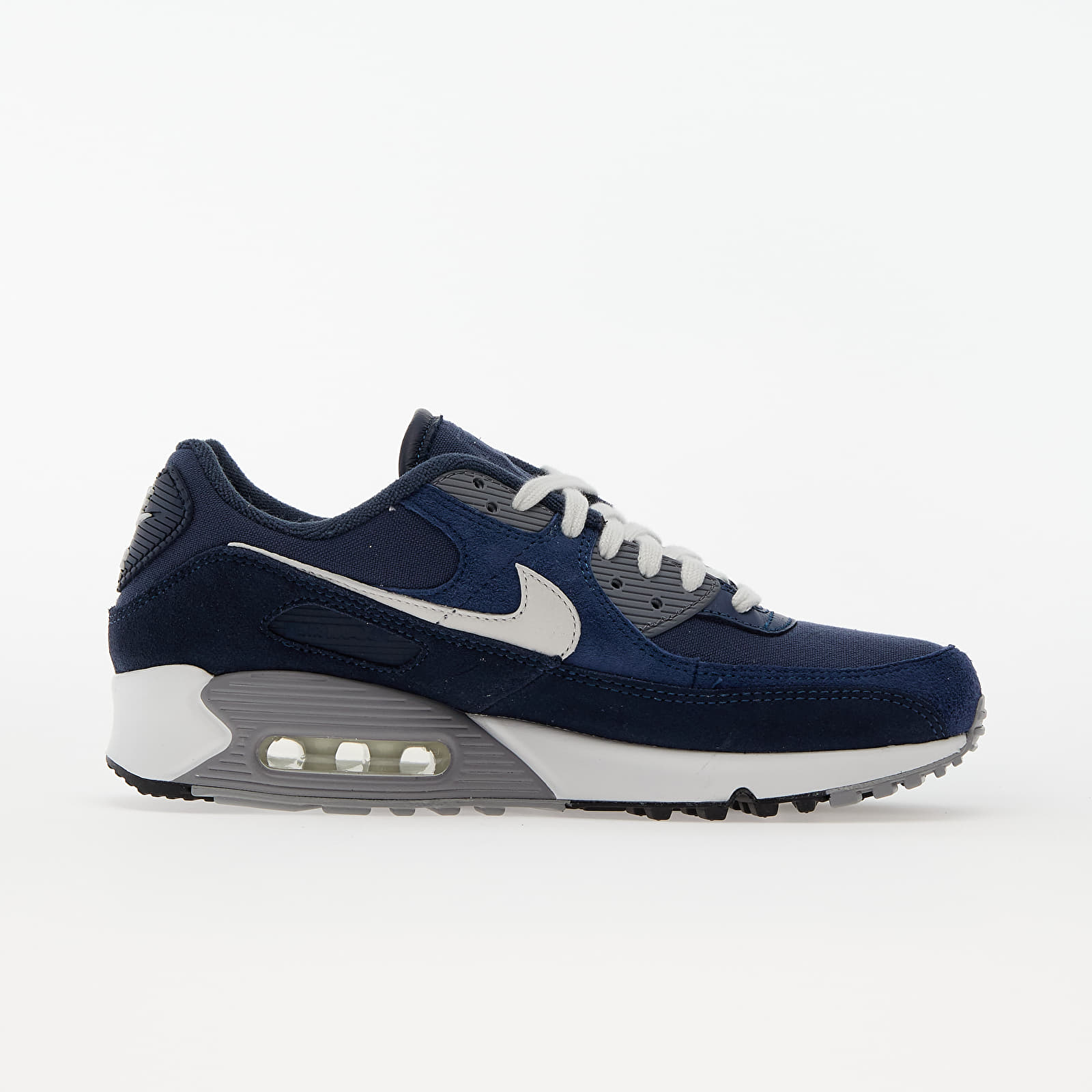 Herresko Nike Air Max 90 Premium Obsidian/ Summit White-Midnight Navy