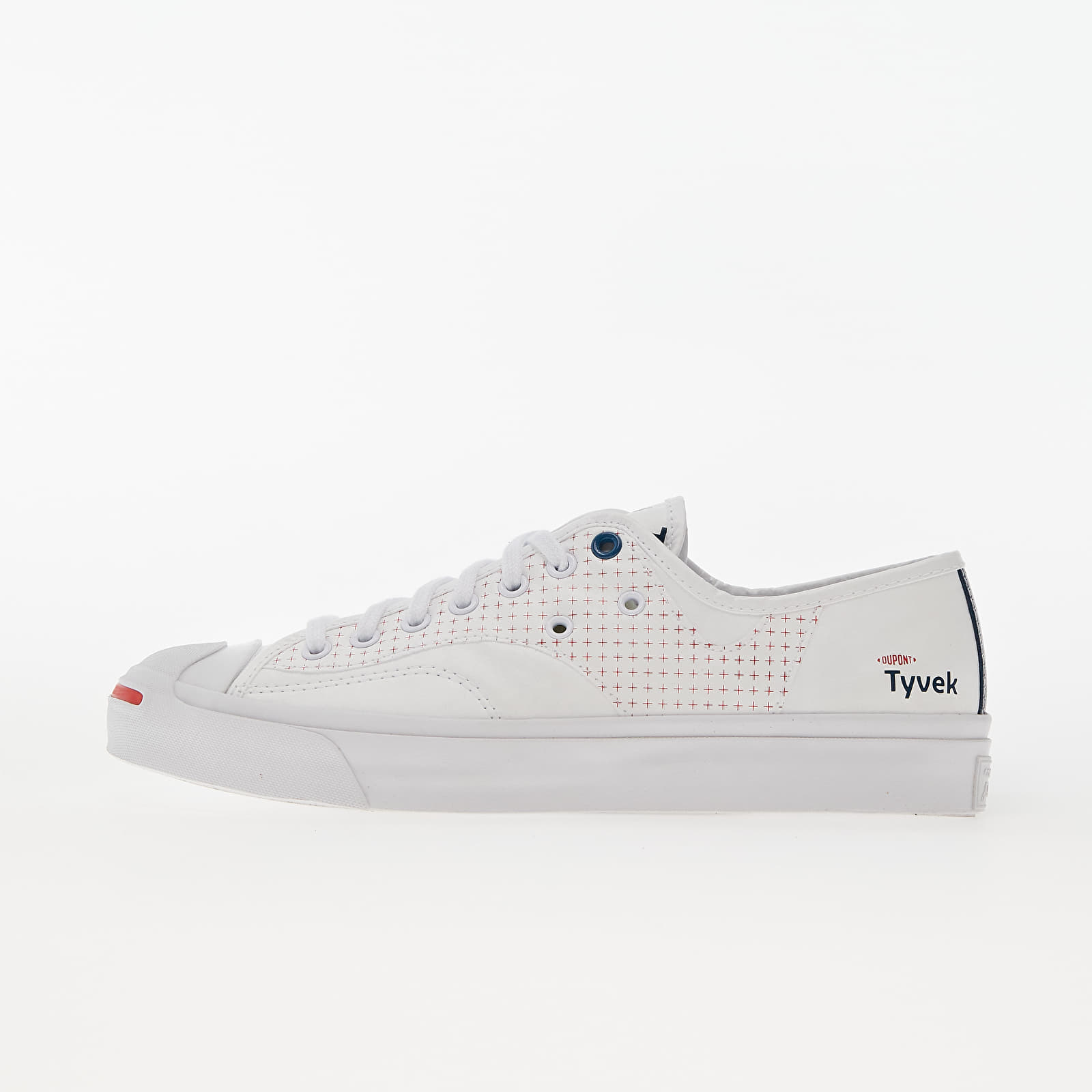 Men's shoes Converse Jack Purcell Rally "Tyvek" White/ Fiery Red/ Princess Blue