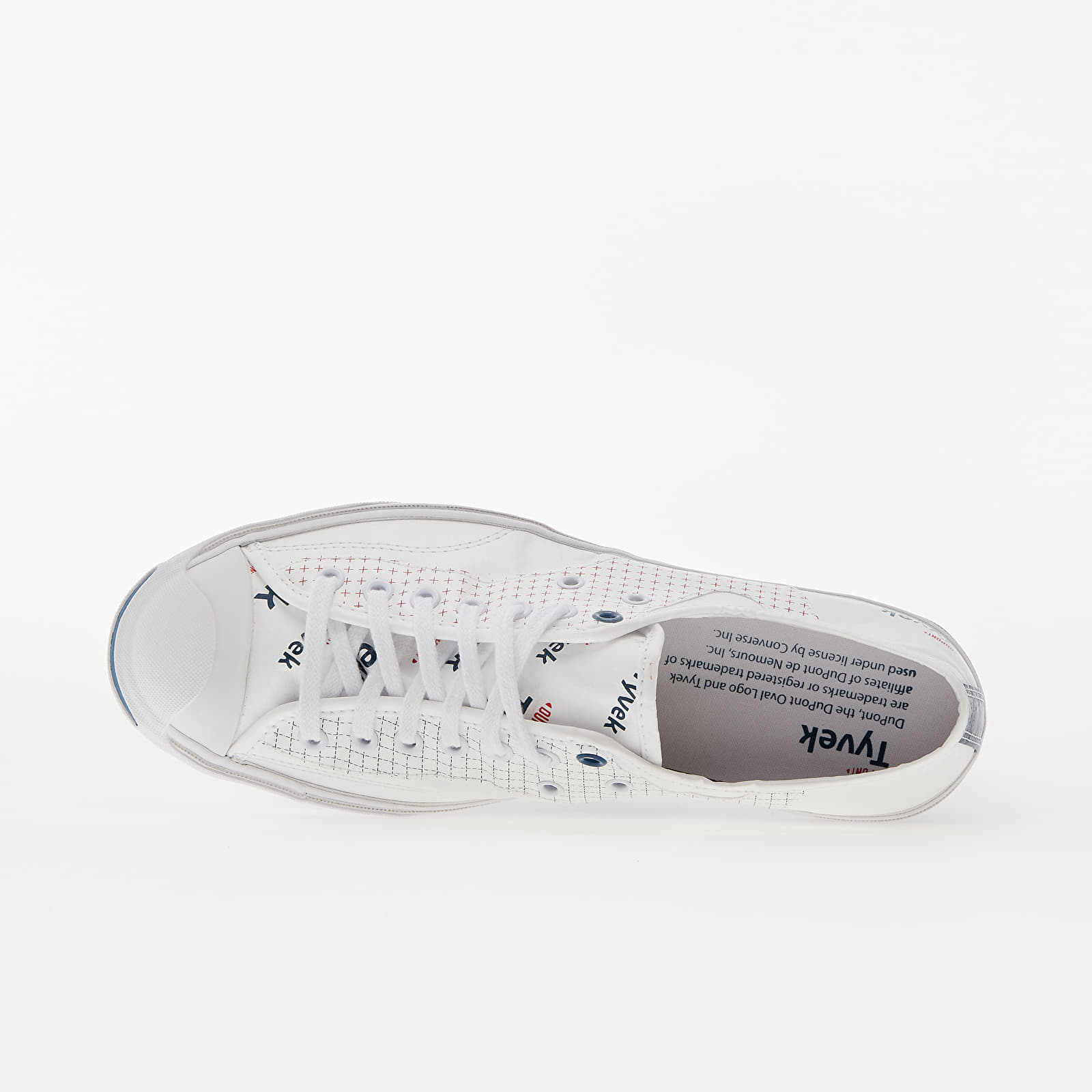 Férfi cipők Converse Jack Purcell Rally "Tyvek" White/ Fiery Red/ Princess Blue