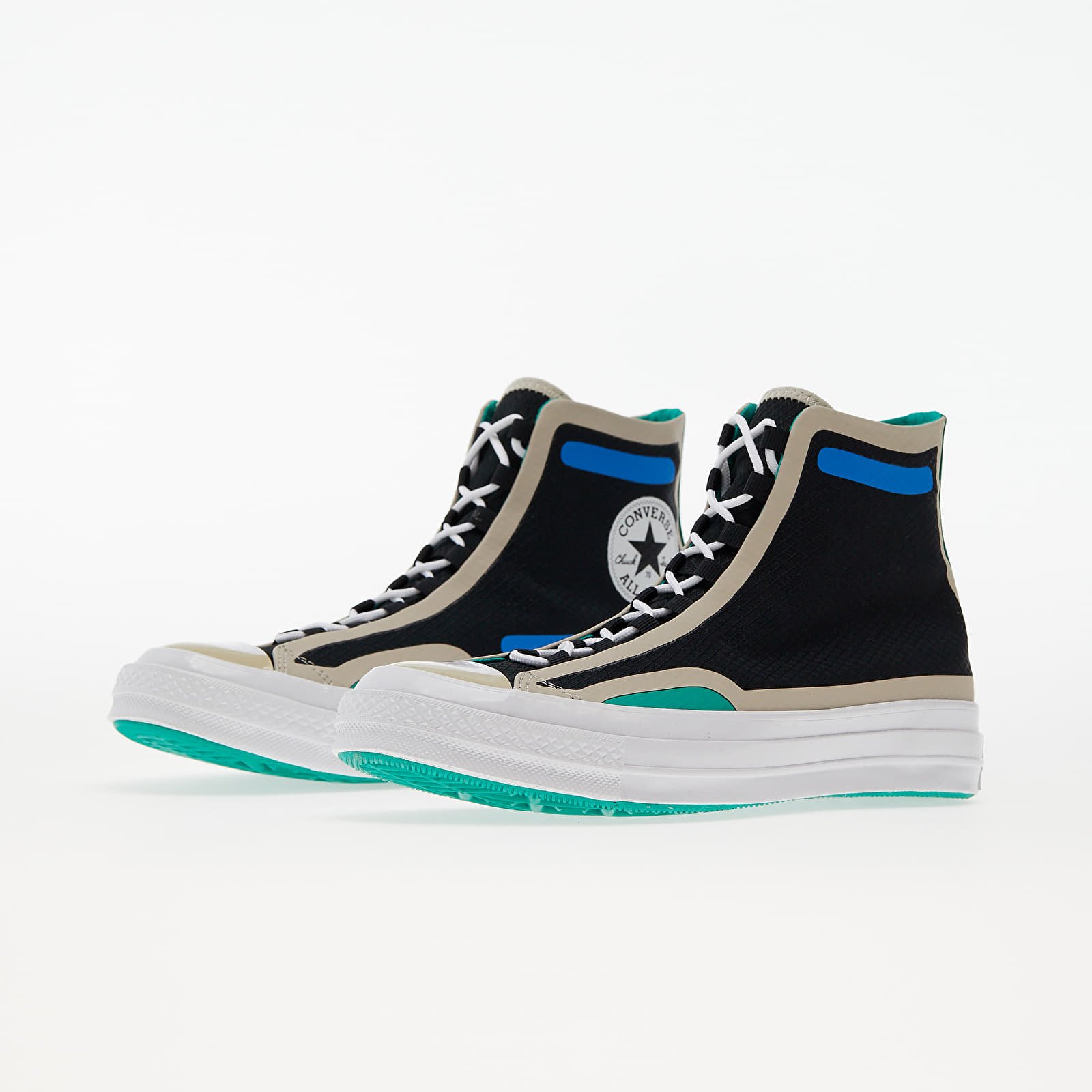 Herresko Converse Chuck 70 - Trail Black/ String/ Digital Blue