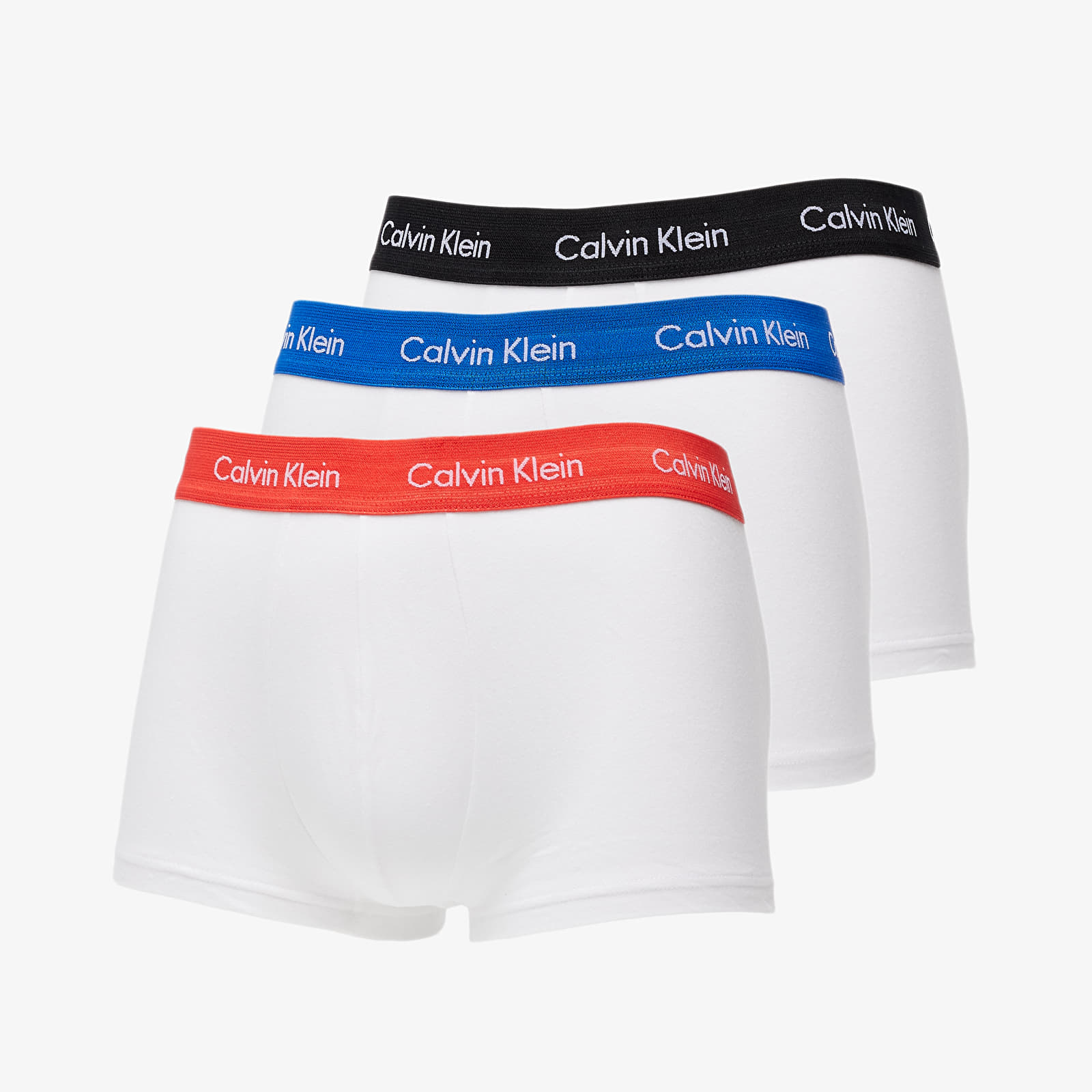 Boxer Calvin Klein Low Rise 3-Pack Trunk White