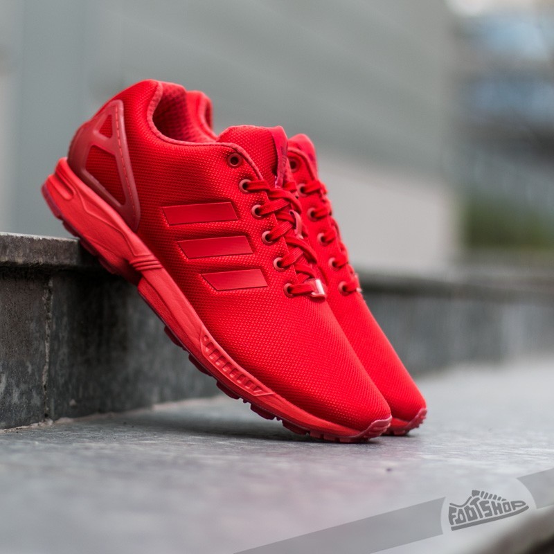 adidas ZX Flux Red/ Red/ Red | Footshop