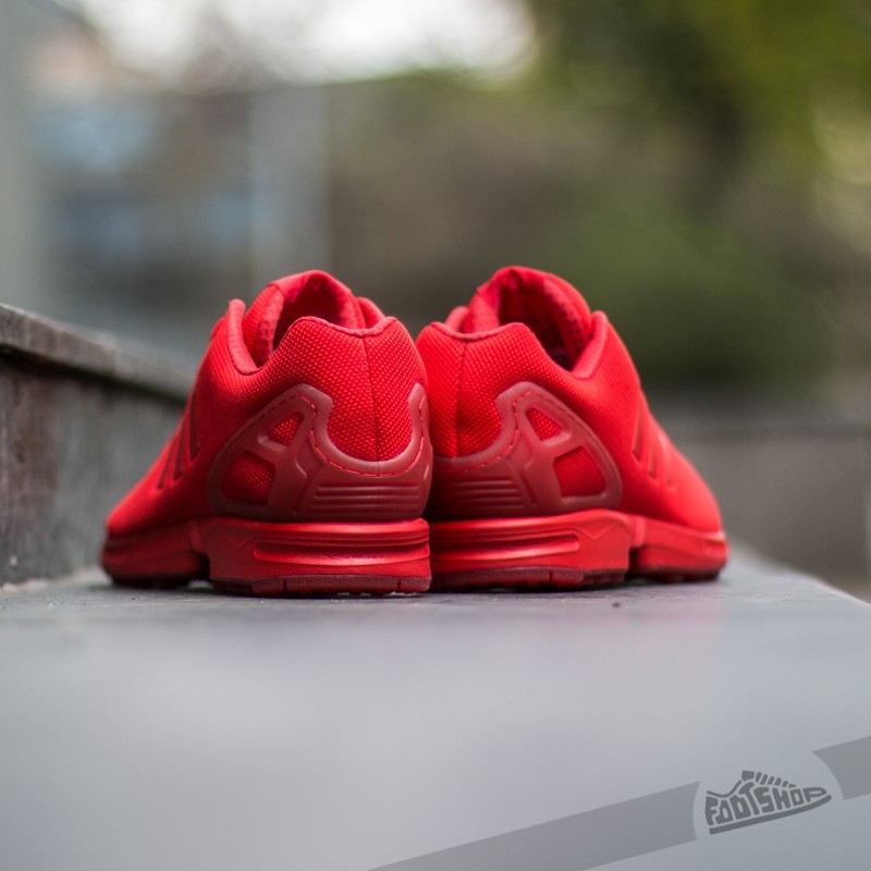 adidas ZX Flux Red/ Red/ Red | Footshop