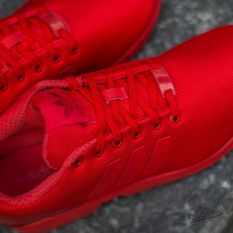 adidas ZX Flux Red/ Red/ Red | Footshop