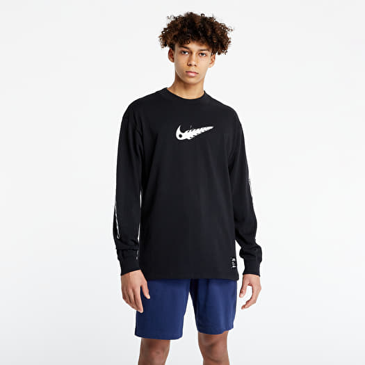 T-shirts Nike Sportswear Tee Longsleeve Mock Black Footshop - Main Image