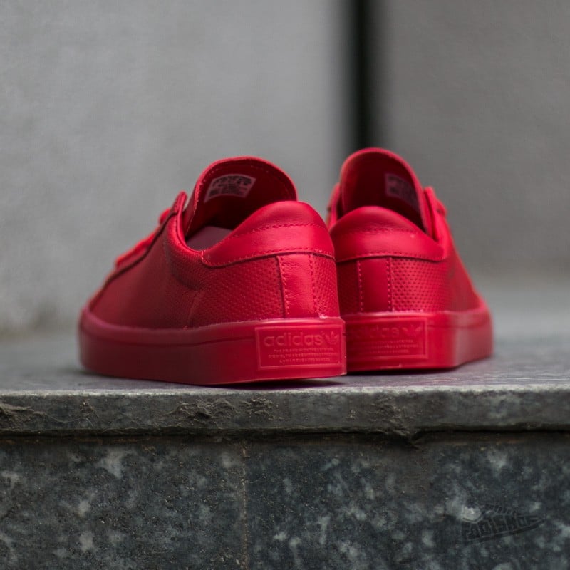 Men's shoes adidas Court Vantage Adicolor Scarle/ Scarle/ Scarle