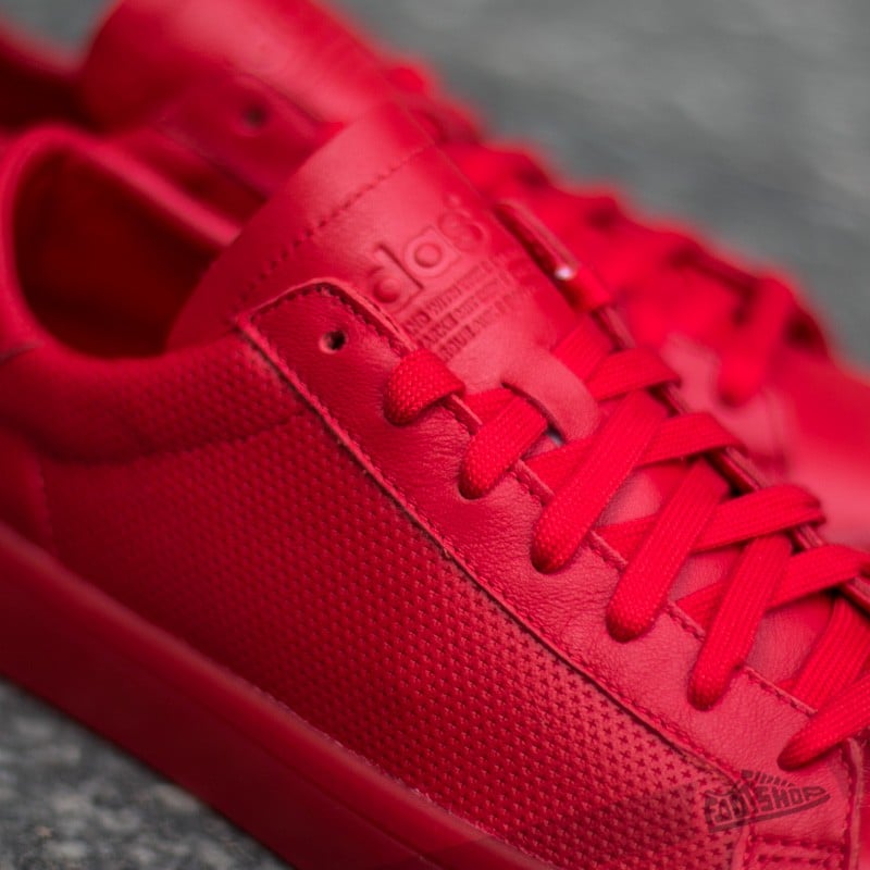Men's shoes adidas Court Vantage Adicolor Scarle/ Scarle/ Scarle